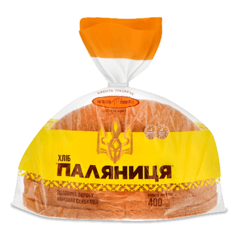 Хліб Київхліб Паляниця половинка нарізаний 400г