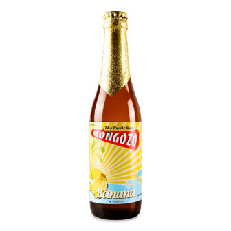 Пиво Mongozo Banana світле нефільтроване 0,33л