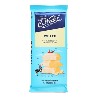 Шоколад білий E.Wedel 80г