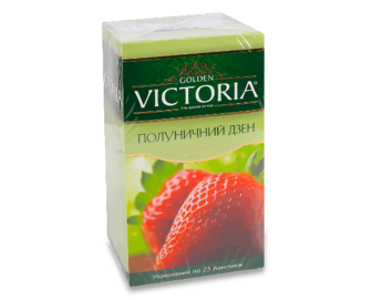 Чай чорний Golden Victoria Полуничний дзен 25*1,5г