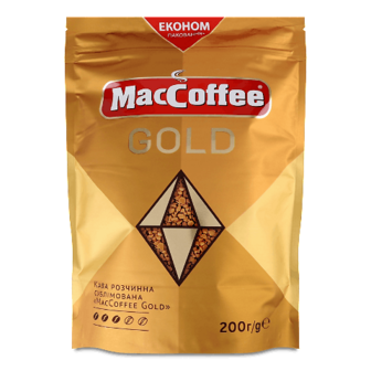 Кава розчинна MacCoffee Gold сублімована 200г