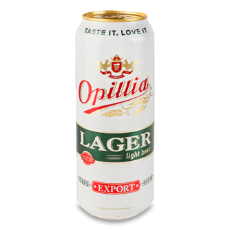 Пиво Опілля Export Lager світле з/б 0,5л