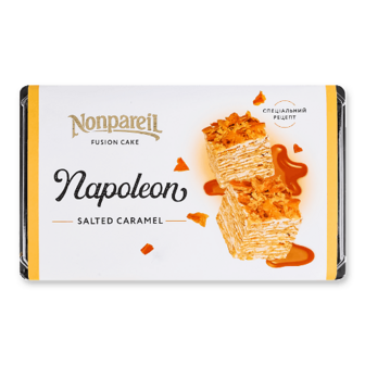 Торт Nonpareil «Наполеон» з солоною карамеллю 450г