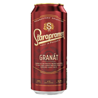 Пиво Staropramen Granat темне з/б 0,5л
