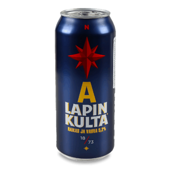 Пиво Lapin Kulta світле з/б 0,5л
