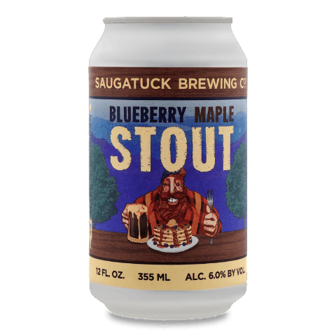 Пиво Saugatuck Blueberry Maple Stout темне з/б 0,355л