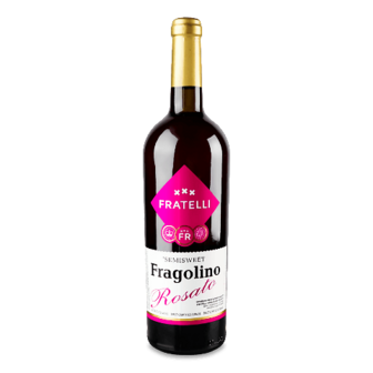 Вино Fratelli Fragolino Rosato напівсолодке 750мл