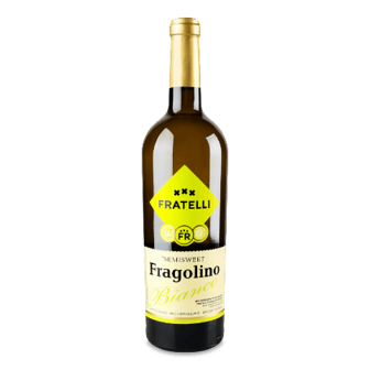 Вино Fratelli Fragolino Bianco біле напівсолодке 750мл