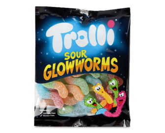 Мармелад жувальний Trolli Sour Glowworms, 100г