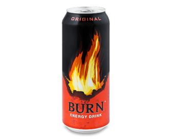 Напій енергетичний Burn Original безалкогольний, 500мл