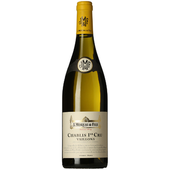Вино J. Moreau & Fils Chablis Premier Cru Vaillons біле сухе 13% 0,75л