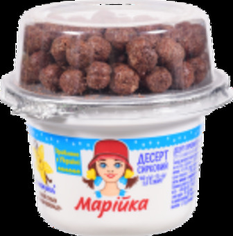 Сирок Смачненький Марійка 5% 140 г стак. + шоколад. кульки