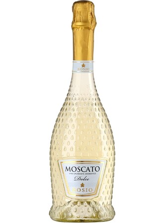 Ігристе вино Москато Спуманте, Дольче / Moscato Spumante, Dolce, Bosio, біле солодке 0.75л