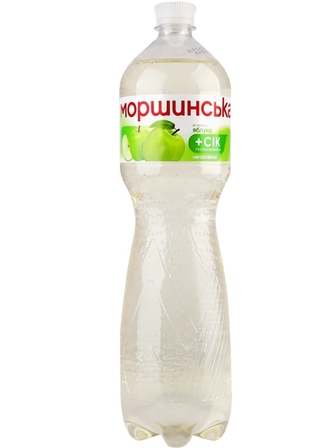 Мінеральна вода зі смаком яблука, Моршинська, ПЕТ, 1.5л