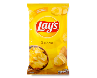 Чипси Lay's картопляні з сіллю, 120г