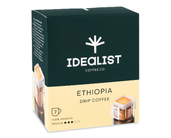 Кава мелена Idealist Coffee Co. Ефіопія дріп, 7*12г