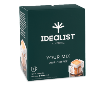 Кава мелена Idealist Coffee Co. Твій мікс дріп, 7*12г