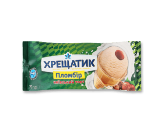 Морозиво Хрещатик Київський торт пломбір 12%, 70г