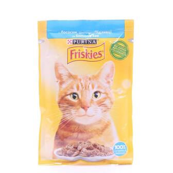 Корм для котів Friskies з лососем в підливі 85г