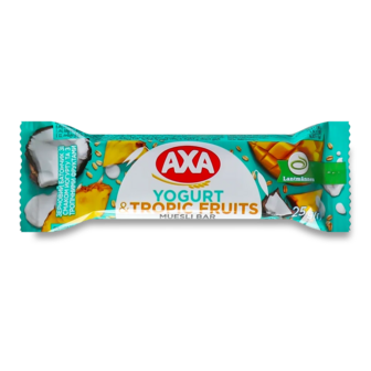 Батончик АХА смак йогурту з тропічними фруктами