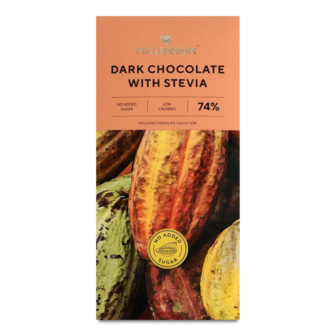 Шоколад чорний Millennium зі стевією 74%