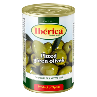 Оливки Iberica зелені без кісточки