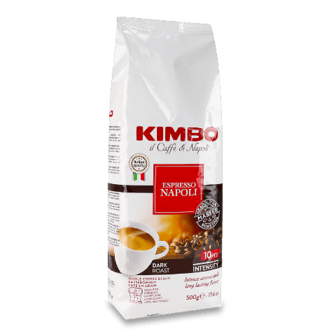 Кава зернова Kimbo Espresso Napoletano смажена 500г