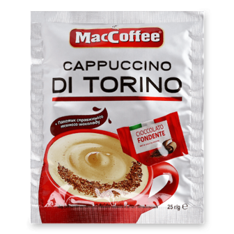 Напій кавовий MacCoffee DiTorino «Капучино» розчинний 25г