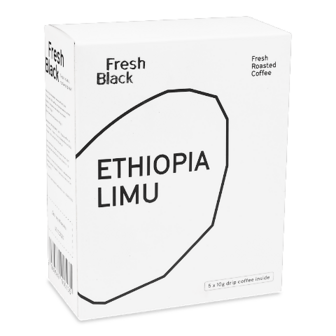 Кава Fresh Black Ethiopia Limu в дріпах 50г