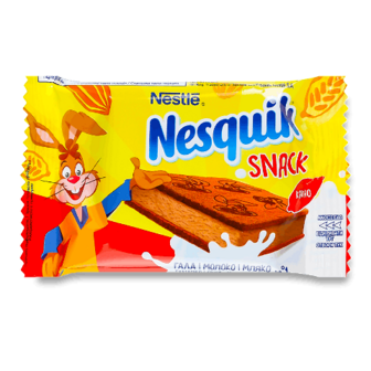 Тістечко бісквітне Nestle Nesquik з какао і молочним кремом 26г