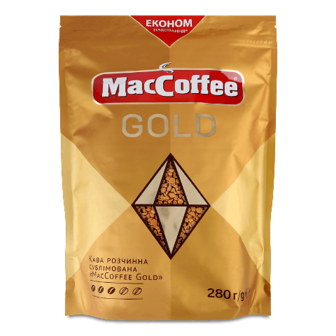 Кава розчинна MacCoffee Gold сублімована 280г