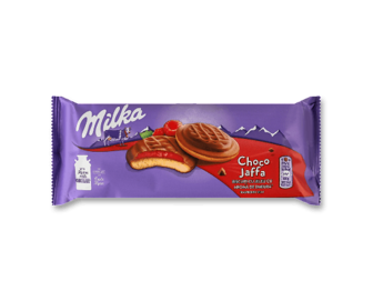 Печиво Milka Choco Jaffa Raspberry Jelly бісквітне, 147г