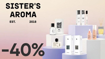 -40% на товари бренду Sister's Aroma