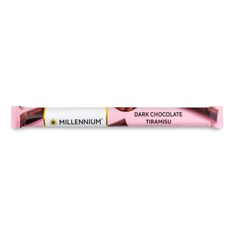 Шоколад чорний Millennium з начинкою тирамісу 38г