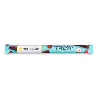 Шоколад молочний Millennium Nut Praline 38г