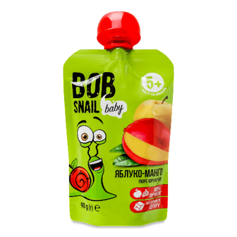 Пюре Bob Snail яблуко-манго 90г