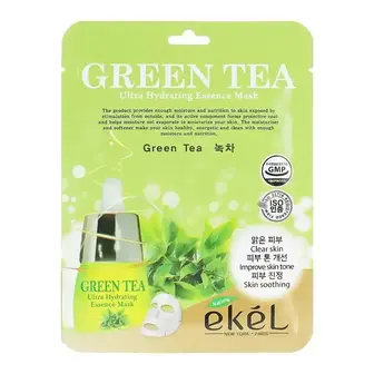 Маска для обличчя Ekel 25 мл З екстрактом зеленого чаю