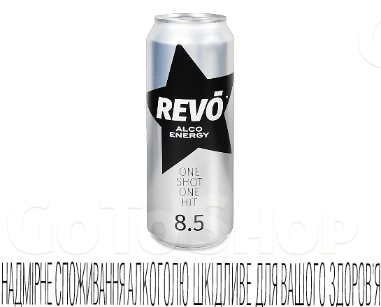 Напій енергетичний Revo слабоалкогольний, 0,5л
