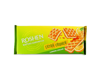 Вафлі Roshen WafersSandw Extra Crunch Lemon cream 142г