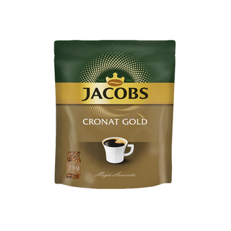Кава 75 г Jacobs Cronat gold розчинна сублімована м/уп 