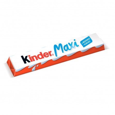 Батончик шоколадний Kinder® Maxi з молочною начинкою 21г