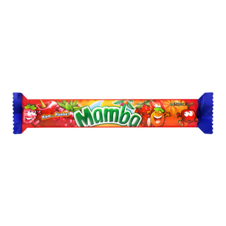 Жувальні цукерки Mamba асорті 79,5г