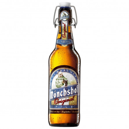 Пиво Monchshof Оriginal світле фільтроване 4,9% 0,5л slide 1
