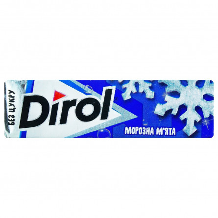 Жевательная резинка Dirol морозная мята 13,6г slide 1