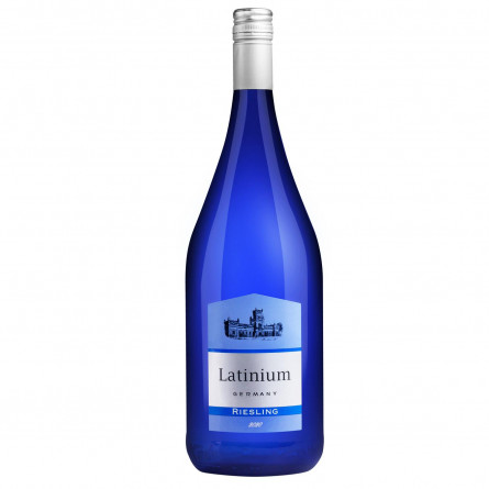Вино Latinium Рислинг белое полусладкое 9,5% 1,5л slide 1