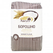 Борошно Август пшеничне вищий гатунок 1кг mini slide 1