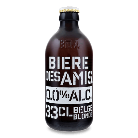 Пиво Biere des Amis світле безалкогольне