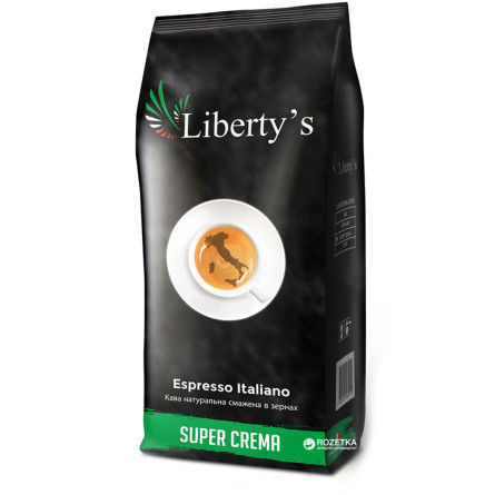 Кофе в зернах Liberty`s Super Crema 1 кг