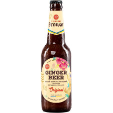 Упаковка безалкогольного пива Волинський Бровар Ginger Beer світле нефільтроване 0% 0.35 л х 12 шт mini slide 1