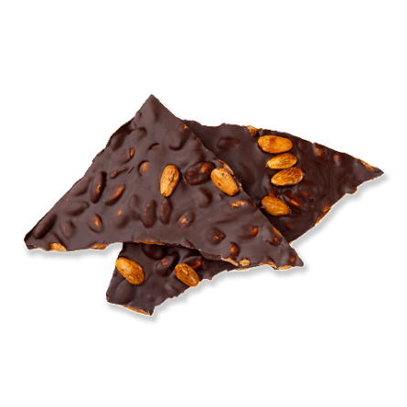 Шоколад чорний з карамелізованим мигдалем slide 1